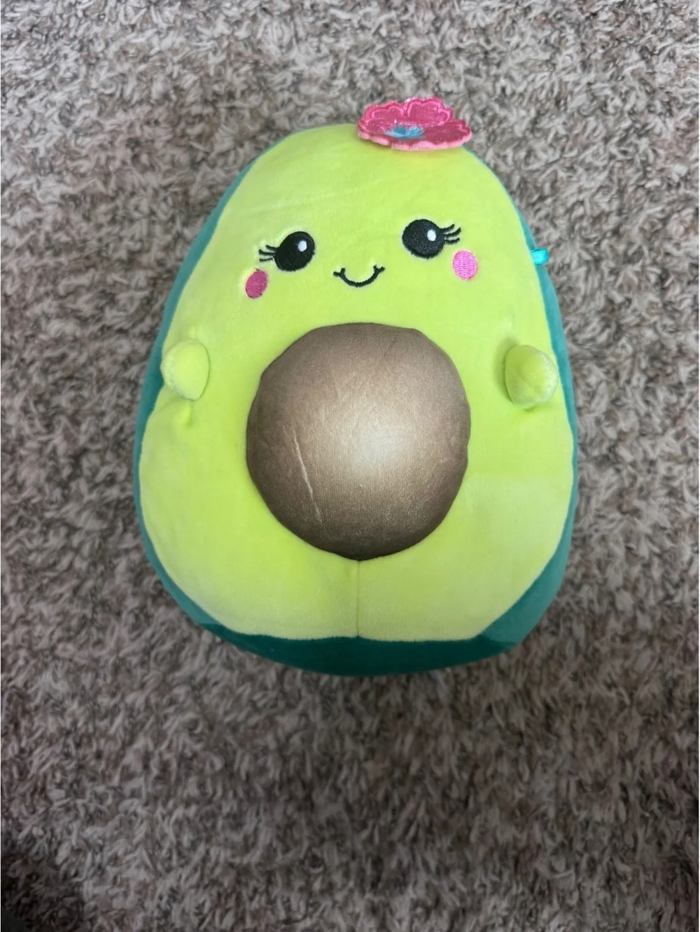 Squishmallows Ava Avocado 10” Plush 2018 Kellytoy N007 Scented Flower Rare